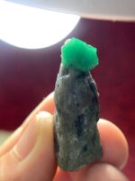 79.21ct Swat Emerald Specimen – Large Untreated Natural (35.96 x 21.55 x 13.07 mm) - Image 6