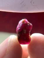 6.36ct Afghan Ruby Crystal – Natural Deep Red Gemstone, 13.91x8.31x6.20mm, Uncut Rough Ruby for Jewelry - Image 7