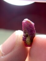 6.36ct Afghan Ruby Crystal – Natural Deep Red Gemstone, 13.91x8.31x6.20mm, Uncut Rough Ruby for Jewelry - Image 9
