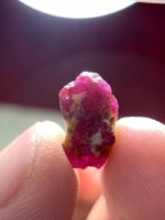 6.36ct Afghan Ruby Crystal – Natural Deep Red Gemstone, 13.91x8.31x6.20mm, Uncut Rough Ruby for Jewelry - Image 10