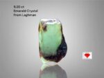 Striking 9.20ct Emerald Crystal from Laghman, Afghanistan