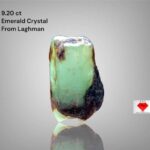 Striking 9.20ct Emerald Crystal from Laghman, Afghanistan