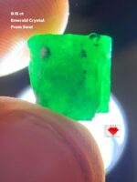 Majestic Swat Emerald: 8.15ct Emerald Crystal (10.55 × 10.00 × 7.94 mm)