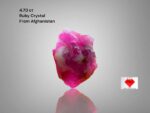 4.70ct Natural Afghan Ruby Crystal – Raw Elegance in Red