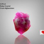 4.70ct Natural Afghan Ruby Crystal – Raw Elegance in Red
