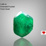 The Timeless Beauty of a 2.46ct Emerald Crystal from Swat: Size, Depth, and Sparkle