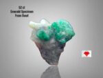 92ct Swat Emerald Specimen  Untreated Natural Crystal (35.12 x 28.07 x 23.47 mm)