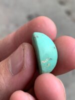 22.82ct Afghan Turquoise Cabochon: Elegance in Proportion and Color - Image 7