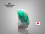 24 ct Natural Emerald Specimen from Swat — Raw Collector Crystal with Deep Green Hue