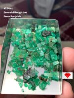 Majestic 47.74 ct Panjshir Emerald Rough — Natural Gem from Afghanistan