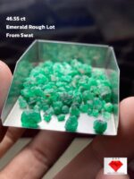 46.55 ct Swat Emerald Rough Lot: Greater Volume, Broader Possibilities