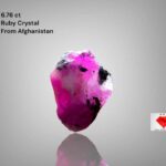 Experience the Natural Splendor of a 6.76ct Afghan Ruby Crystal