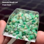 Emerald Rough Lot from Swat Valley  120.07 Carats of Natural Beauty