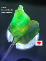 9.70ct Emerald Crystal from Laghman – A Flat and Rare Natural Beauty