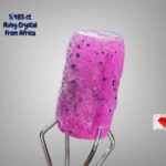 5.485ct African Ruby Crystal – Vivid Red Elegance in Natural Form