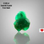 2.530ct Swat Valley Emerald Crystal, Natural Gemstone