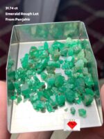 Elegant 31.74 ct Panjshir Emerald Rough — Natural Beauty from Afghanistan