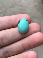 12.60 Ct Afghan Turquoise Cabochon – Bold & Smooth Gem - Image 9