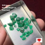 19.10ct Emerald Rough Lot – Deep Green Treasures from Swat