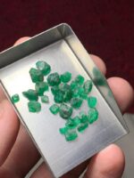 19.10ct Emerald Rough Lot – Deep Green Treasures from Swat - Image 3