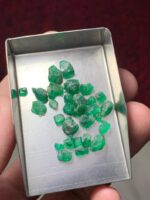 19.10ct Emerald Rough Lot – Deep Green Treasures from Swat - Image 4