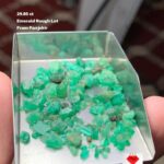 A Fine Panjshir Discovery: 29.85ct Emerald Rough Lot