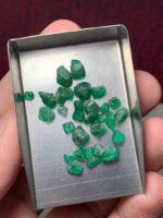 19.10ct Emerald Rough Lot – Deep Green Treasures from Swat - Image 11