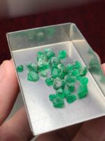 19.10ct Emerald Rough Lot – Deep Green Treasures from Swat - Image 6