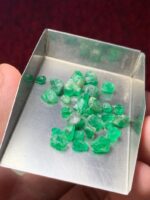 19.10ct Emerald Rough Lot – Deep Green Treasures from Swat - Image 7