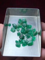 19.10ct Emerald Rough Lot – Deep Green Treasures from Swat - Image 8