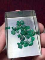 19.10ct Emerald Rough Lot – Deep Green Treasures from Swat - Image 10