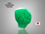 2.80 ct Natural Emerald Crystal from Swat – Raw, Untreated & Radiant