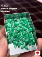 Majestic Swat Emerald: 66.35ct Rough with Exceptional Potential