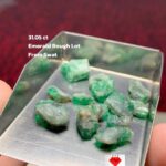 Swat’s Natural Gem: 31.05ct Emerald Rough Lot