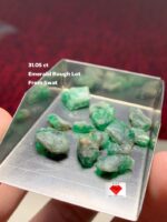 Swat’s Natural Gem: 31.05ct Emerald Rough Lot