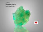 Rare 4.00ct Emerald Crystal from Laghman, Afghanistan