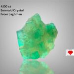 Rare 4.00ct Emerald Crystal from Laghman, Afghanistan
