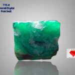 7.45ct Swat Emerald Crystal – Natural Untreated Gemstone (10.42×9.04×8.66 mm)
