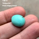 Versatile Afghan Turquoise Cabochon – 7.85 Carats of Everyday Elegance