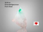 Mountain Majesty 33.15ct Swat Emerald Specimen with Impressive Volume