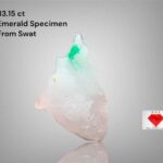 Mountain Majesty 33.15ct Swat Emerald Specimen with Impressive Volume