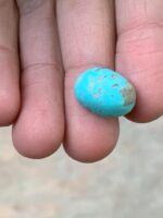 12.55 Carat Afghan Turquoise Cabochon – Tall Elegance with Natural Charm - Image 5