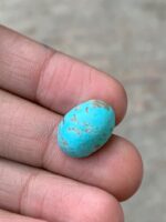 12.55 Carat Afghan Turquoise Cabochon – Tall Elegance with Natural Charm - Image 7