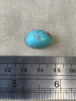 12.55 Carat Afghan Turquoise Cabochon – Tall Elegance with Natural Charm - Image 8