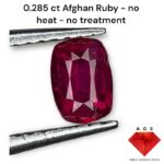 0.285 Carat Natural Afghan Ruby – No Heat, No Treatment