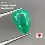 1.62ct Pear-Shaped Panjshir Emerald – A Rare Drop of Natural Elegance