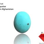 Elegant 8.90-Carat Turquoise from Afghanistan