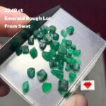 22.49-Carat Swat Emerald Rough Lot: Untouched Beauty from the Valley of Gems