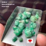 Exploring a 61.60-Carat Emerald Rough Lot from Swat Valley
