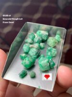 Exploring a 61.60-Carat Emerald Rough Lot from Swat Valley